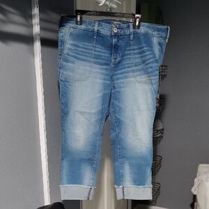 Torrid Women's Boyfriend Jeans in Light Blue